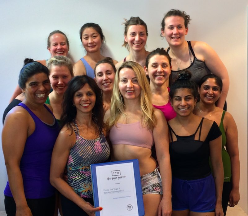 Our Prema Hot Yoga teacher training with <a href="/cintrayoga/">Cintra Brown</a> has started. Find out more and sign up for the Autumn training:
theyogaquarter.co.uk/training/