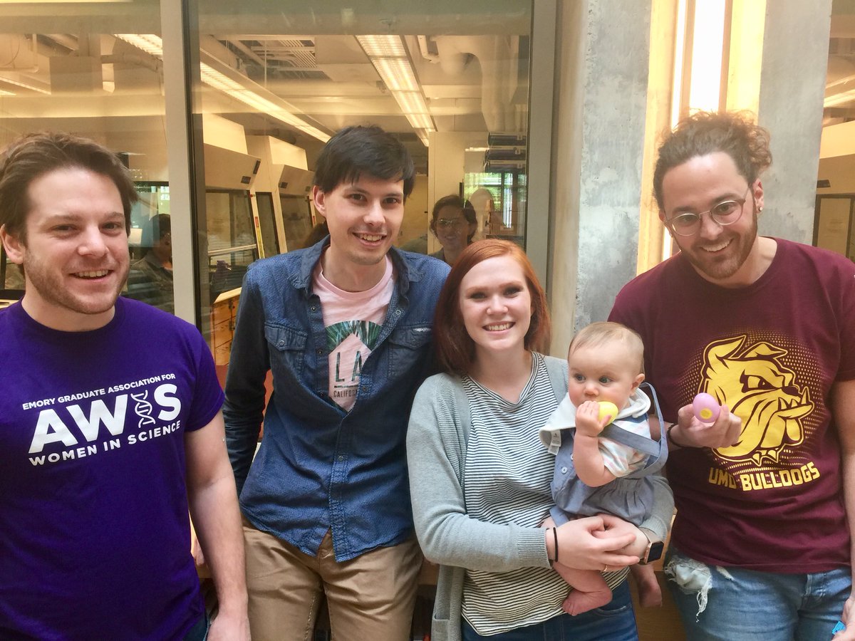 WuestLab's tweet photo. We found the cutest egg hunter at the finale of the #emchemhunt !! https://t.co/MLOo4Jqw9h