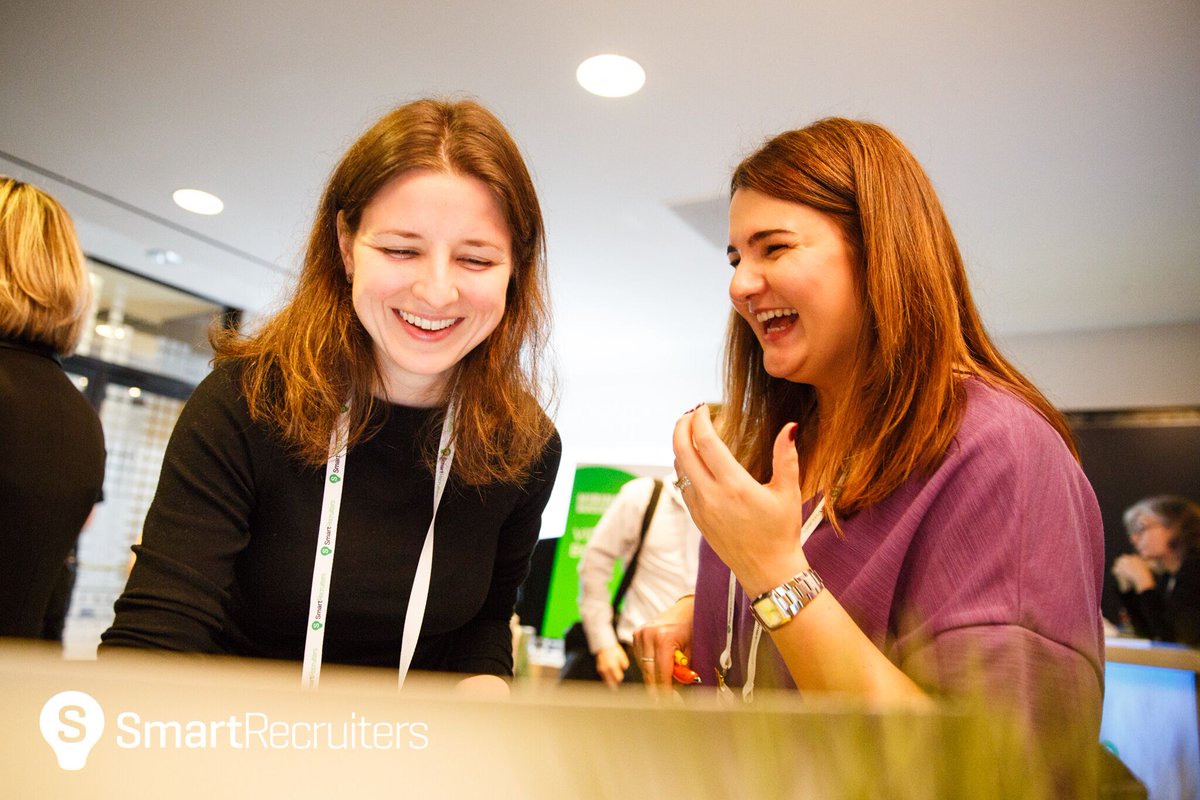 EllenProtsyk's tweet photo. @NaumovaDaria and I were definitely having fun during #Hire18 conference in San Francisco. Thanks @SmartRecruiters for the photo! #buildit_tech #recruitment #lovemyjob @Buildit_tech @WiproDigital https://t.co/zyKVgQ0z2G