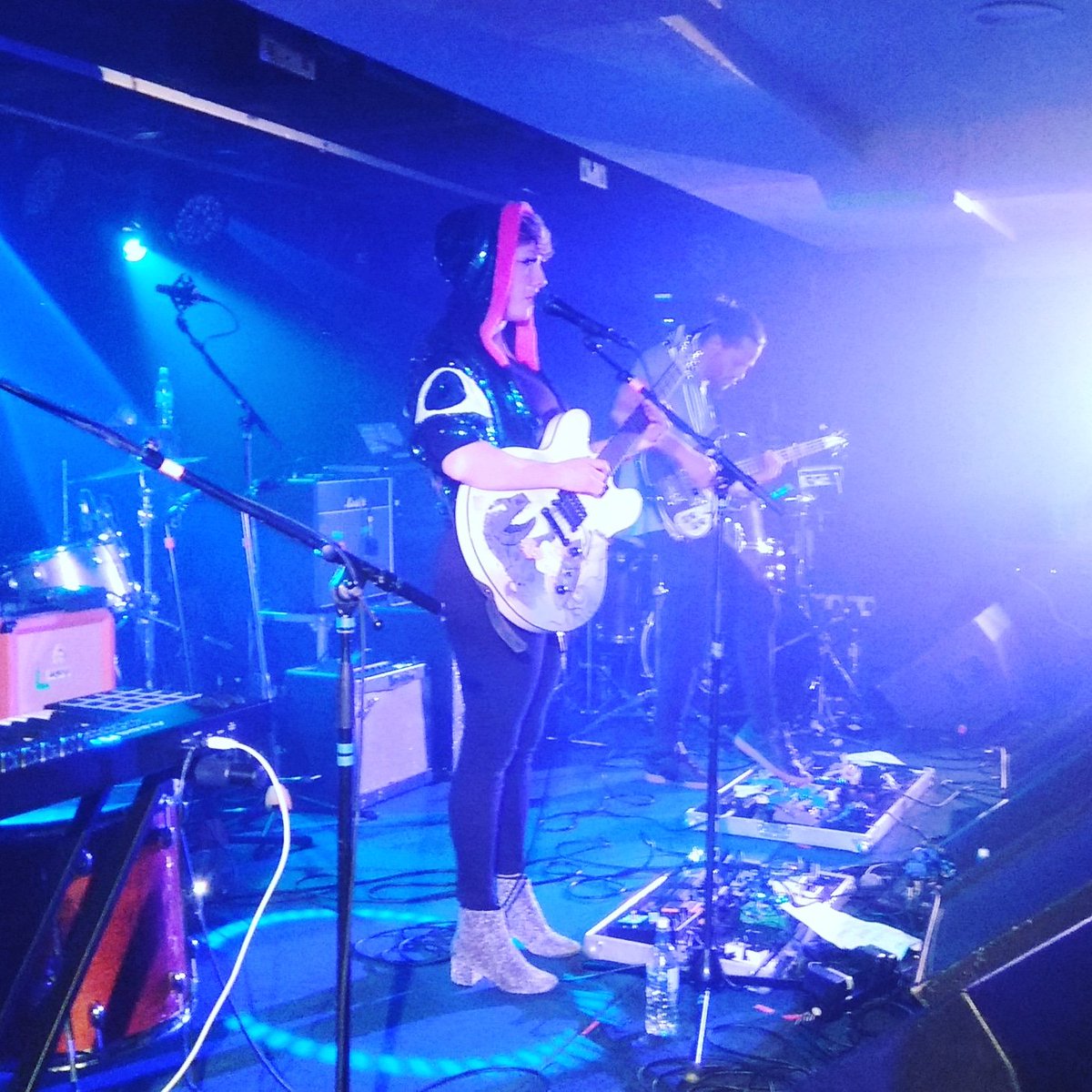 She drew the gun supporting <a href="/ahcabbage/">CABBAGE</a> at <a href="/BACKendal/">Brewery Arts</a>