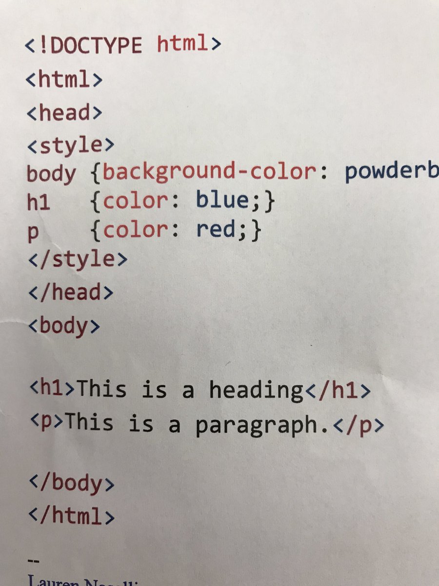 MilltownSTEAM's tweet photo. Working on html coding in Miss Naselli &amp; Miss Ballard’s coding class! https://t.co/qOP1a5QmiW