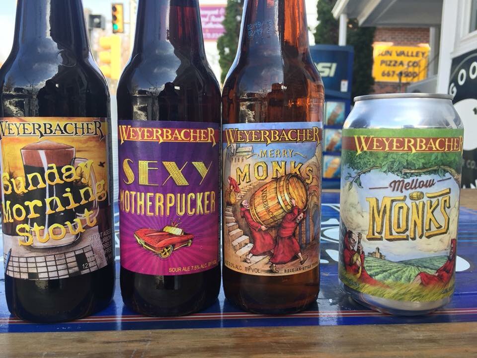 narbevco's tweet photo. @Weyerbacher Sampling until 6:00 tonight! #FollowTheJester @weyerbachermike https://t.co/W5AI3PsBN8