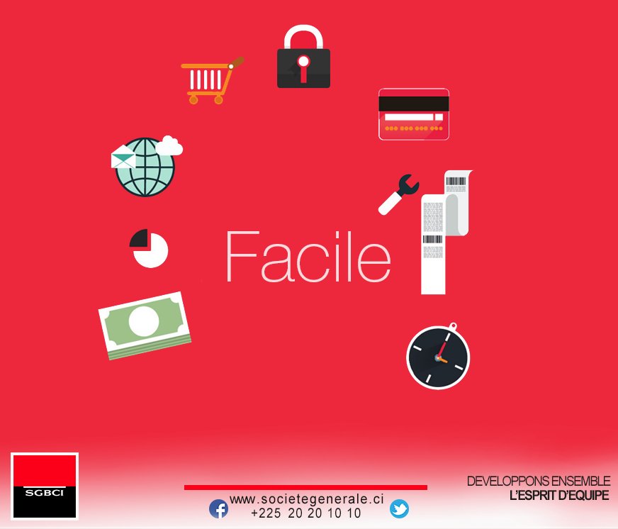 SG_CotedIvoire's tweet photo. Elle est facile #CONNECTETOI ! #CIV #Banque #Innovation #TeamSpirit  #FrenchTech  🚀 #RETWEEET https://t.co/BctA0AEX4E