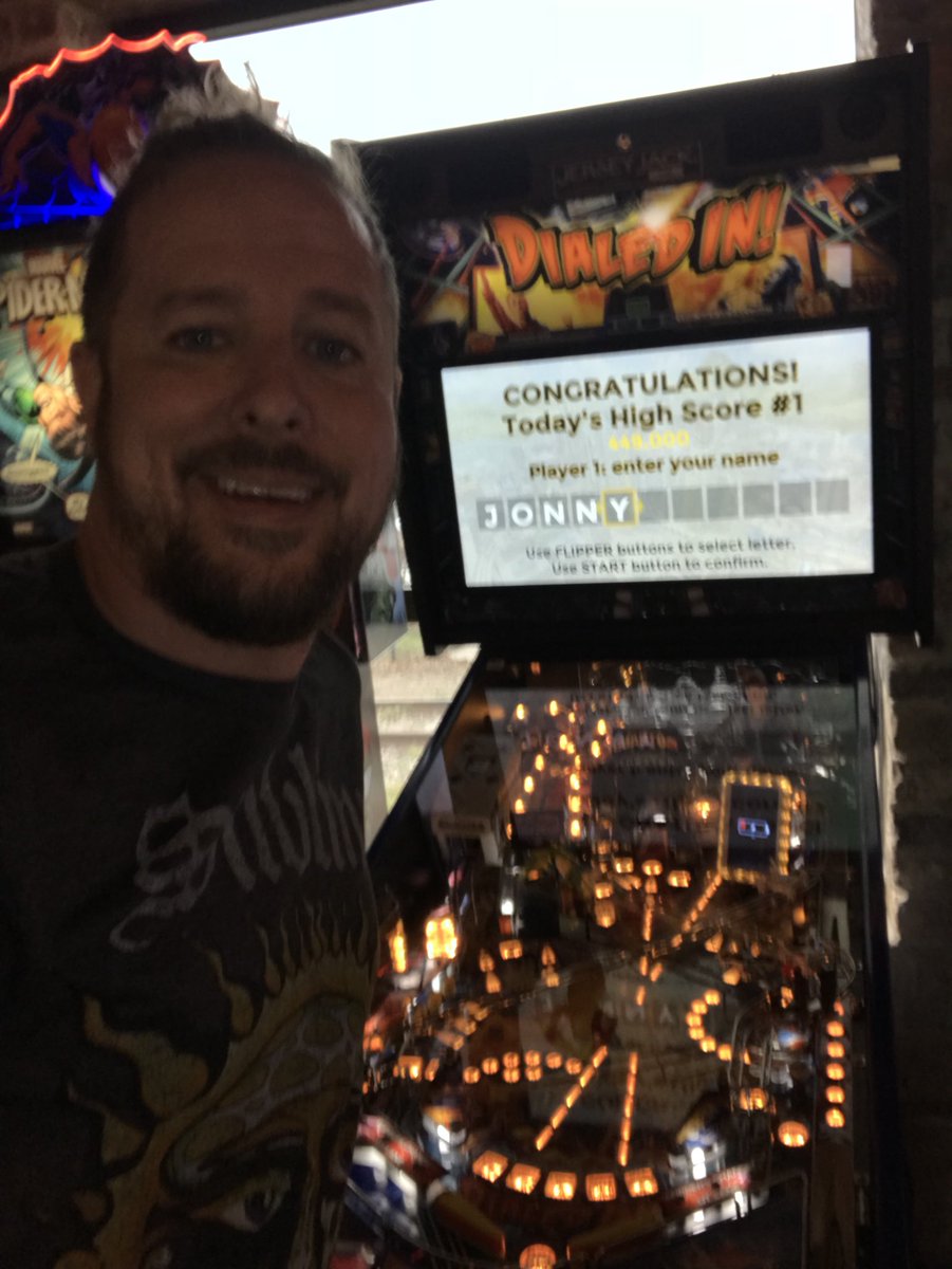 I just scored 449,000 on Dialed In #pinball machine by <a href="/JJPinball/">Jersey Jack Pinball</a> 00851-1 via <a href="/dialedinpinball/">Dialed In Pinball</a>