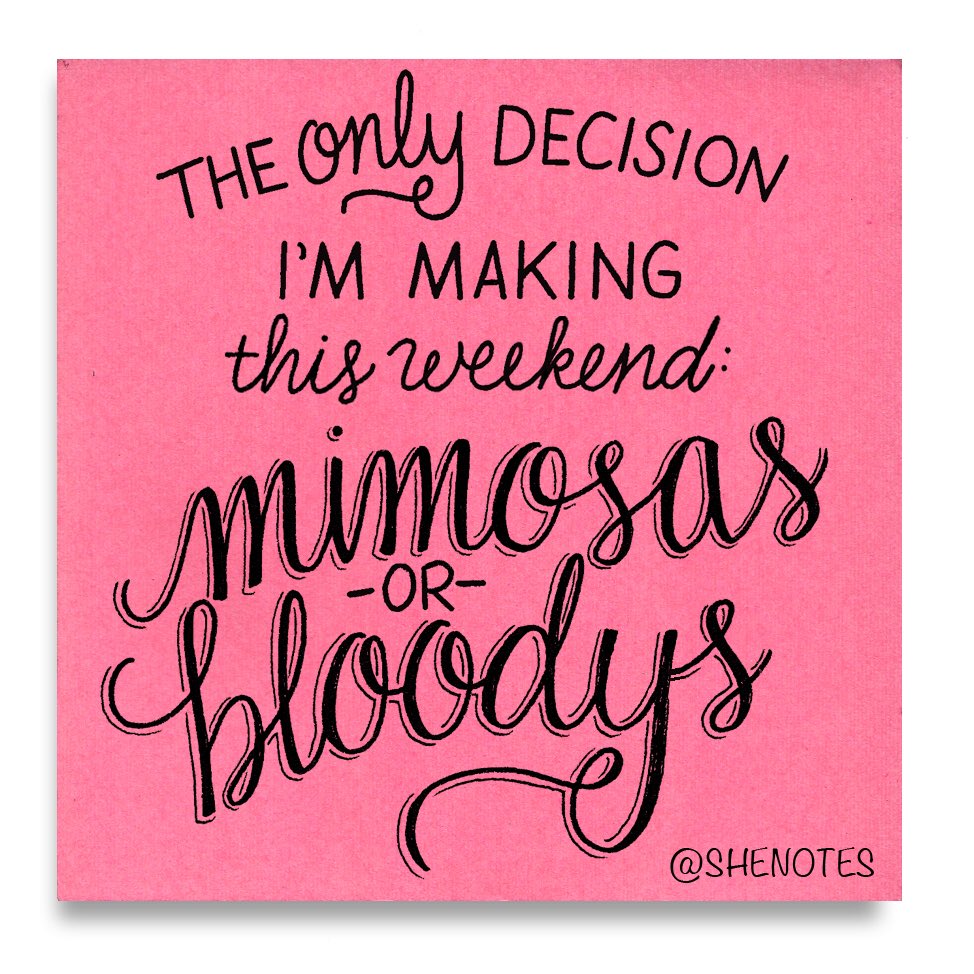 shenotes's tweet photo. Now entering weekend mode. #shenotes #handlettering #brunch https://t.co/LWjuqwxYJv