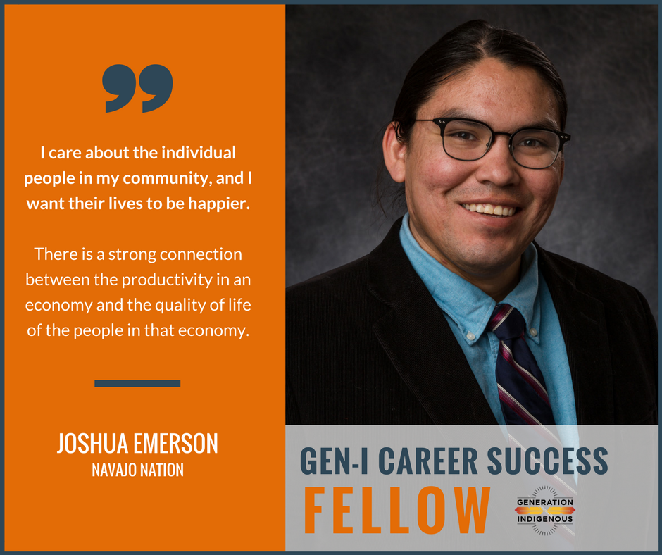 genindigenous's tweet photo. This #FellowFriday meet #GenIFellow Joshua Emerson of the #Navajo Nation! 👋
Get to know Joshua E. and learn how to connect with him at #NAFOA2018: https://t.co/RjoysbngDz
#GenIFellows #IAmGenI #NativeYouth #TribalEcon https://t.co/Fo2Iu7leTz