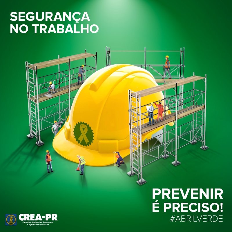 CREA_PR's tweet photo. A partir deste ano, o Crea-PR adere à campanha, promovendo iniciativas de divulgação relacionadas ao assunto para estimular a reflexão do tema.
Veja mais informações: https://t.co/6EUfcLBVbf. https://t.co/XwDSpP9fLU