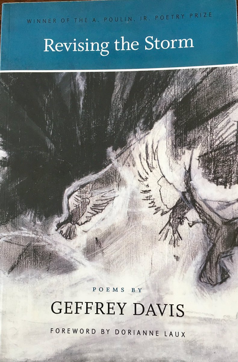 julielemay's tweet image. For #NationalPoetryMonth today&apos;s fave poet #frommybookshelf is @GeffreyDavis