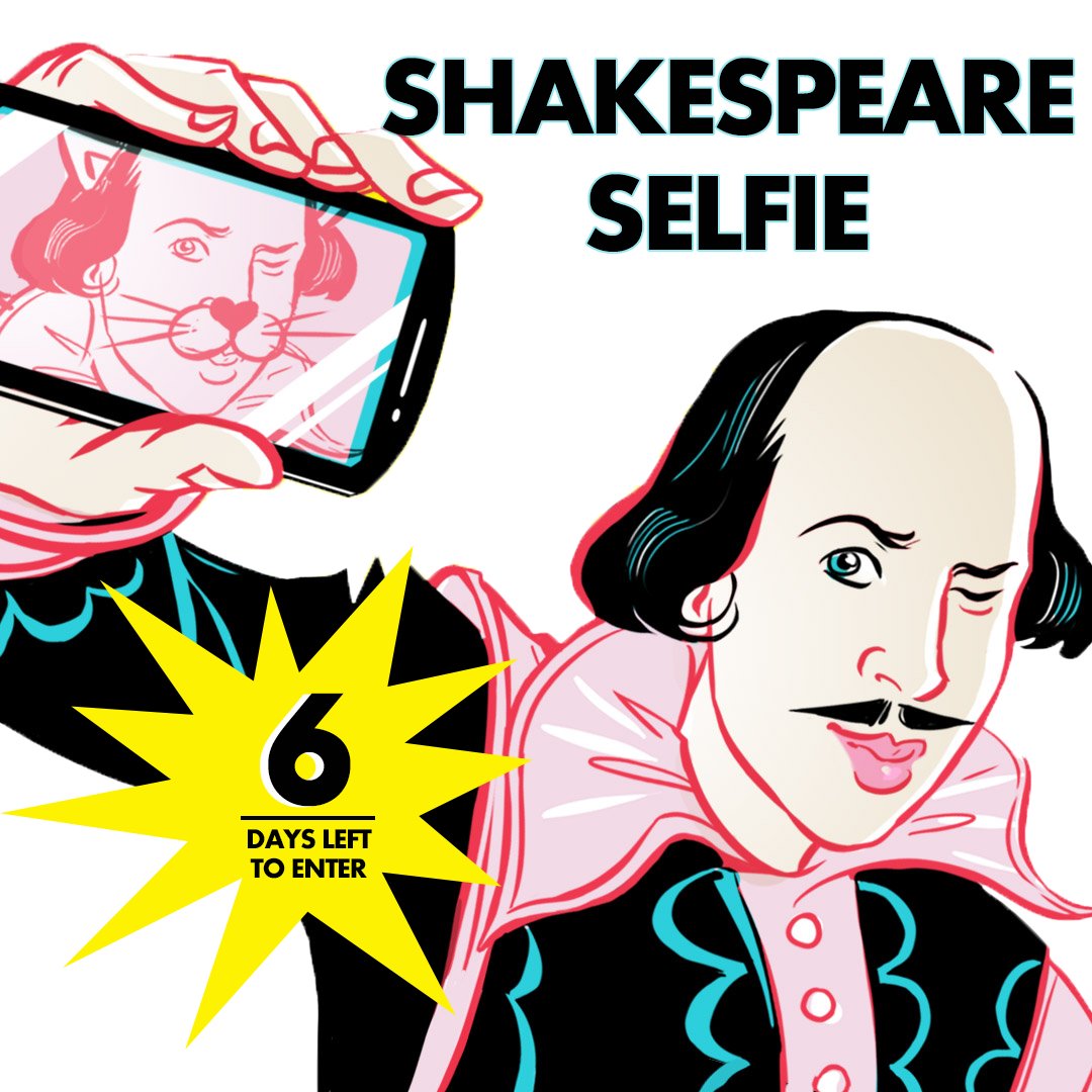 cbcbooks's tweet photo. Get your #ShakespeareSelfie entry in by April 27! https://t.co/bCr8i5yPJl https://t.co/Cr8iAm2AEf