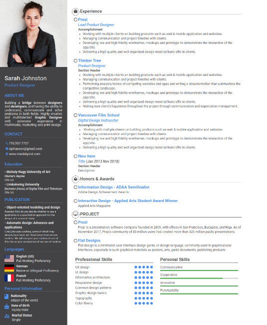 RabbitCVs's tweet photo. New Design added to RabbitCV design collection. Impress recruiters with your outstanding Resume. #RabbitCV #resumetips #ResumeBuilder #ResumeTemplates https://t.co/L2pF0akr5g
