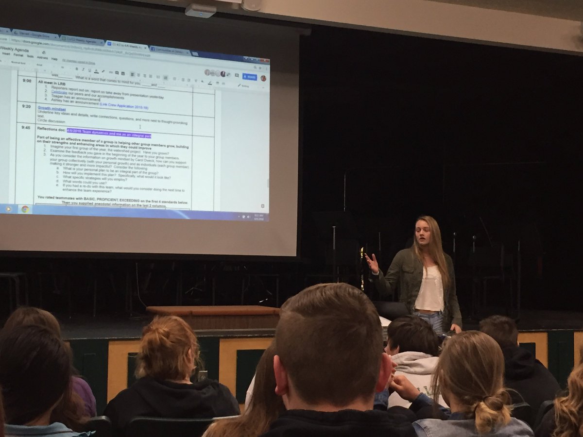 ashley_gorst's tweet photo. Thank you @CommunitiesONHS SS for letting me share my message of @BoomerangPrjct as well as excitement as we are now accepting 2018-19 applications for @LinkCrewONHS ! I look forward to working with many of you as we transition the class of 2022. #gysd #linkcrew https://t.co/cHmbAZszDa