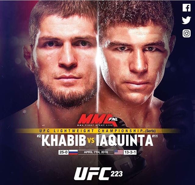 MerabDvalishvil's tweet photo. Looks like Al Iaquinta will be fighting Khabib Nurmagomedov in the main event title fight tomorrow. Best of luck Al Iaquinta. I know you will get the win. You deserve it brother👊🇺🇸#serralongo 
ჩემი ძმა და ყველაზე მაგარი კაცი ალ იაკვინტა ეჩხუბება ხვალ ხაბიბს ქამარზე. https://t.co/E8nowX4Zc1