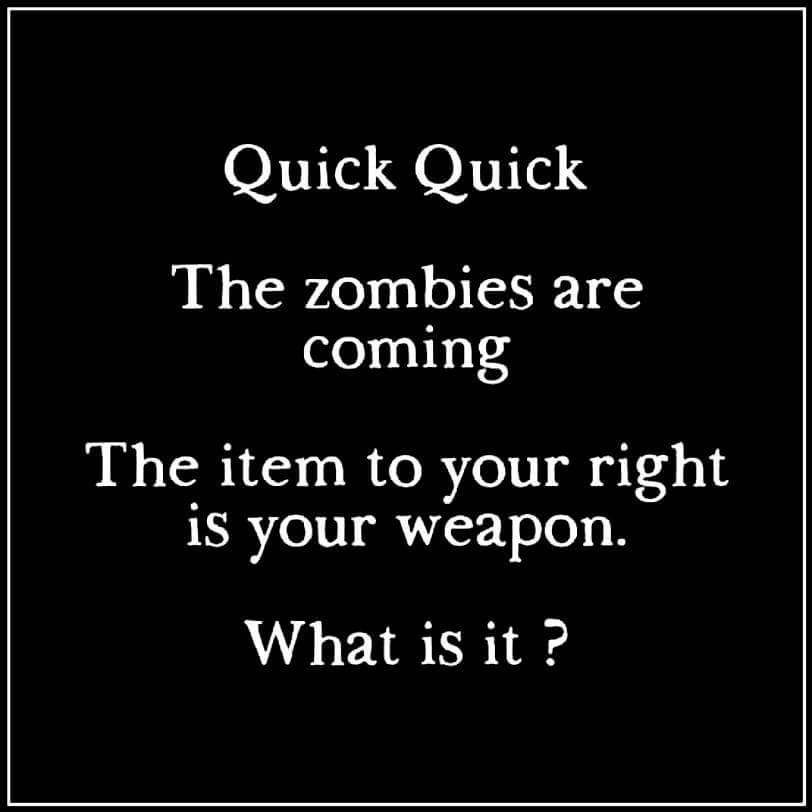 Ours is a mouse... what's yours?

#howtosurvive #zombies