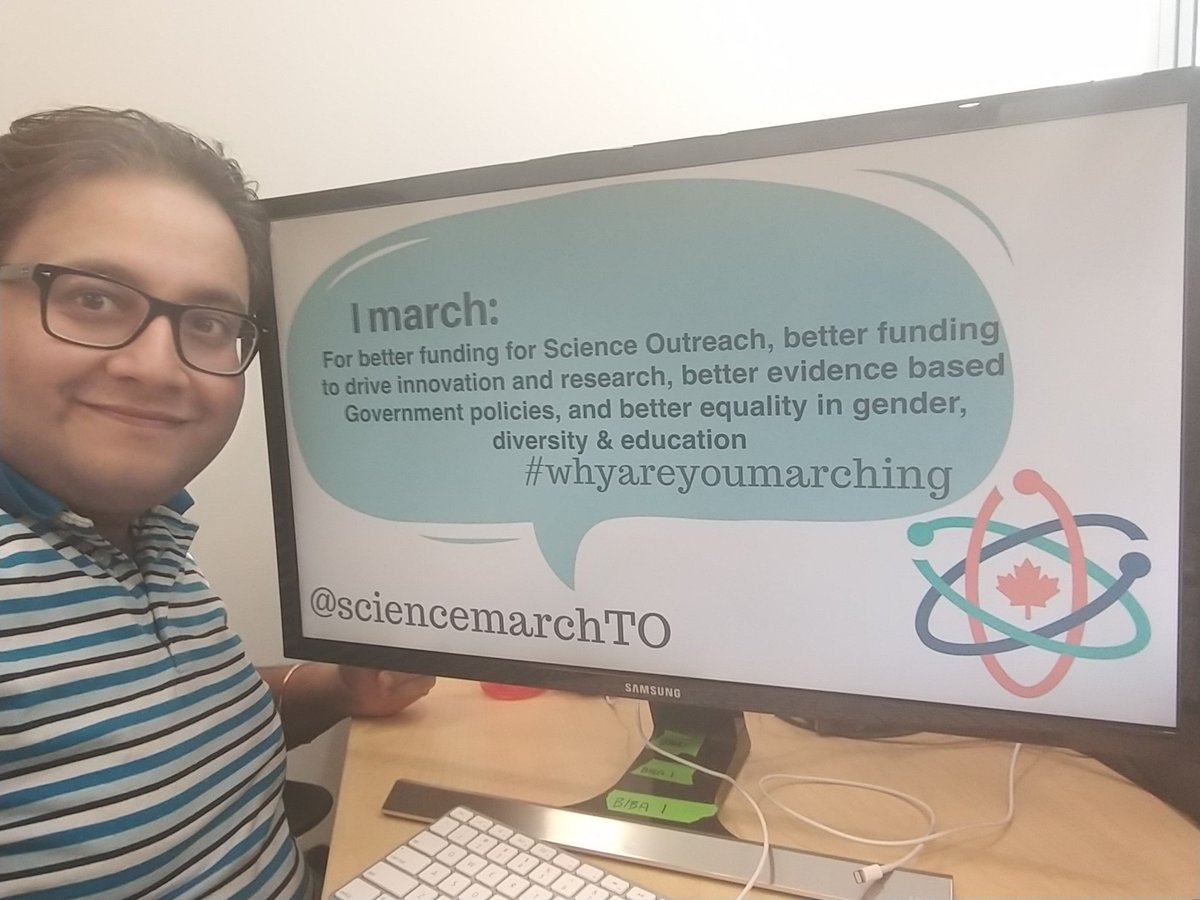 bibaswanghoshal's tweet photo. I will be joining all fellow scientists, researchers, science enthusiasts in the #ScienceMarchTO on April 14, this is what I march for @ScienceMarchTO #whyareyoumarching #scicomm #Toronto #Science #sciencelove #policy https://t.co/vz3RZlOmy1