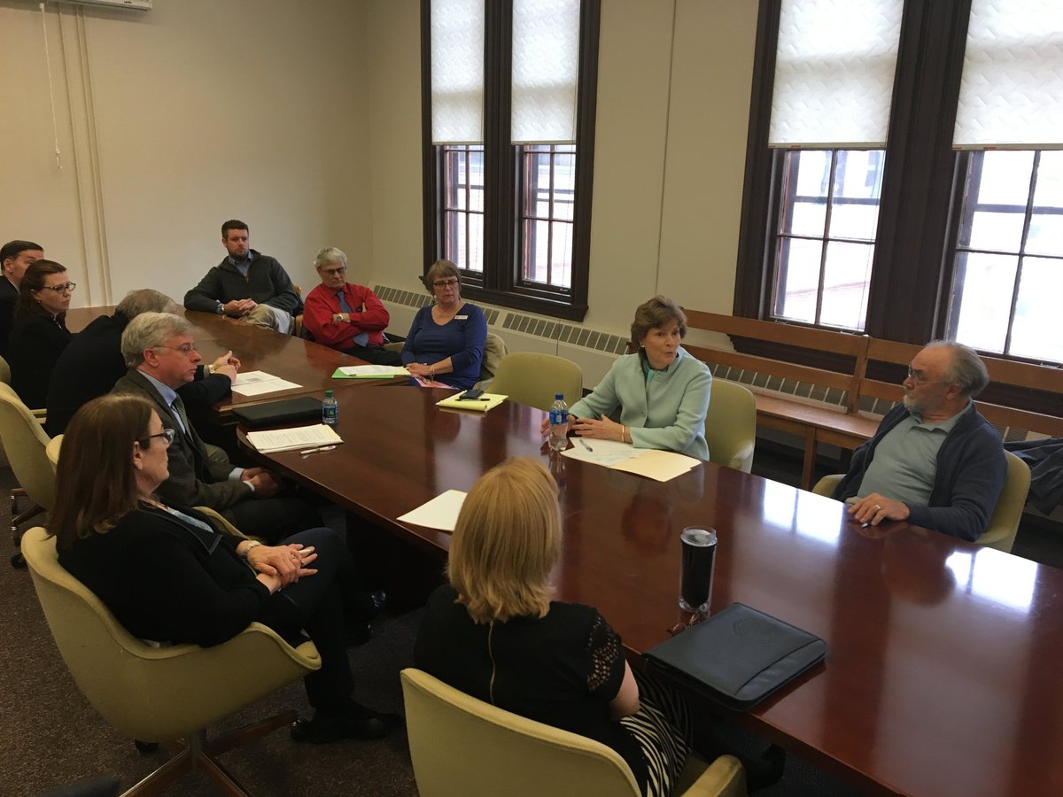 CitymgrKeeneNH's tweet photo. Thank you Senator Shaheen for coming to Keene this week to discuss adding Cheshire County to the Northern Border Regional Commission -as an eligible county! These funds would open the door to so many possibilities for our region! https://t.co/o0KP6hRJn3