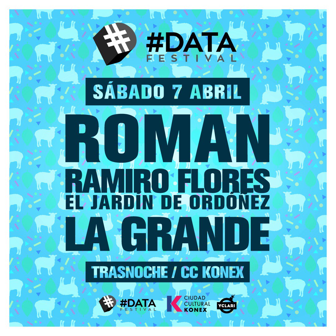 En un rato arranca <a href="/DataFestival/">Data Festival</a> con shows de Roman, Ramiro Flores y <a href="/LaGrande_banda/">La Grande</a>.
📆Hoy - 23.30 hs
cckonex.org/espectaculo/da…
