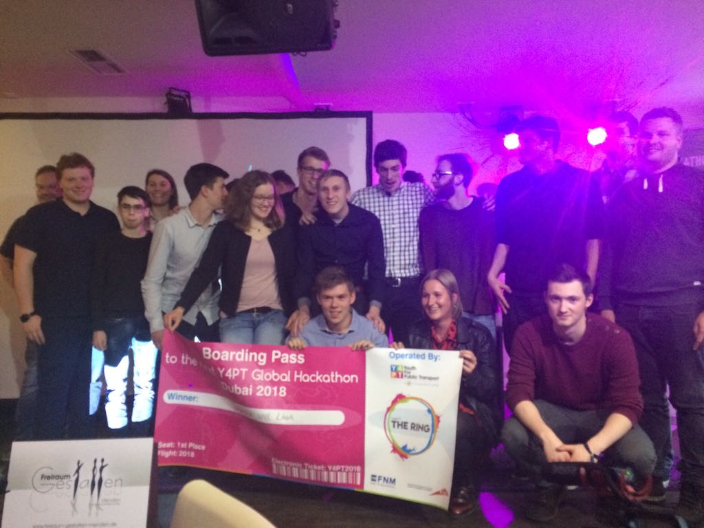 #Dubai winners from  #Menden local #hackathon ready to go but still can't believe it!! <a href="/Y4PT/">Youth For Public Transport (Y4PT) 🚦</a> <a href="/proresus/">ProReSus - Gruppe</a>