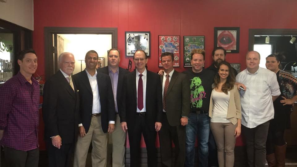 FlinnRadioTV's tweet photo. FCC Chairman @AjitPaiFCC Visits Flinn Broadcasting and met with @GeorgeFlinn https://t.co/F79Efqa7vP https://t.co/M3FWBEvSYs