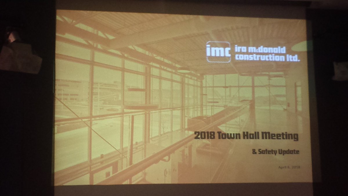 iramcdonald's tweet photo. IMC Townhall &amp; safety update today! Always great to get the entire team together. Productive afternoon filled with exciting &amp; informative updates, followed by some yummy BBQ food, refreshing drinks and fun catching-up to end the day  #2017recap #mission #vision #values #no1team https://t.co/BwUqf6JnLT