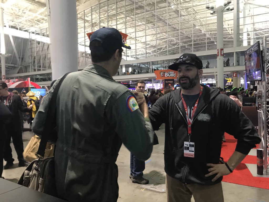 DeadbyDaylight's tweet photo. Closing up on day 2 at #PaxEast2018 Thanks to all the fans and new players that came by the #Deadbydaylight booth! https://t.co/RajnbuUNyJ