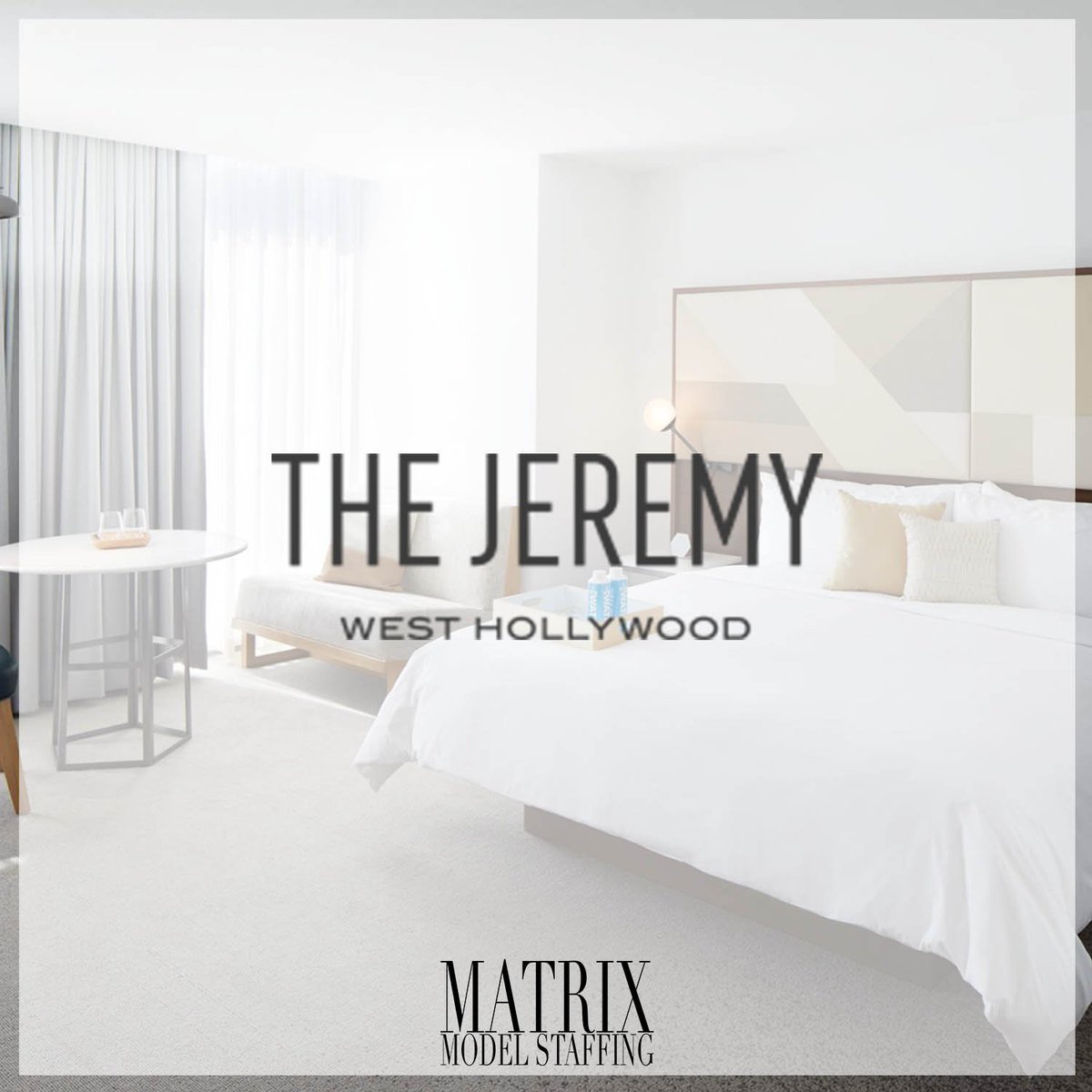 MatrixStaffing's tweet photo. So honored to work with @thejeremyhotel #eventstaffing #modelstaff https://t.co/zIRDbKoEfG