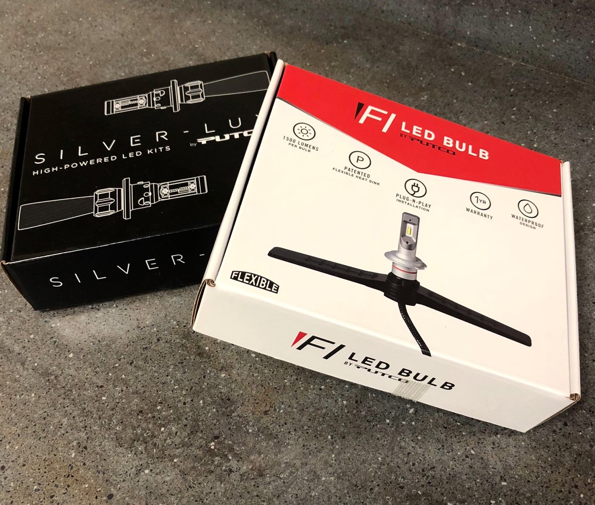 Putco_Inc's tweet photo. Putco is your source for your LED headlight bulb replacements! Our Silver Lux and F1 kits are the perfect choice for brighter and whiter light from your headlights. Amplify your headlights by up to 3x with our plug and play kits! Available in most bulb sizes to fit your vehicle! https://t.co/hkvlz3K9pk