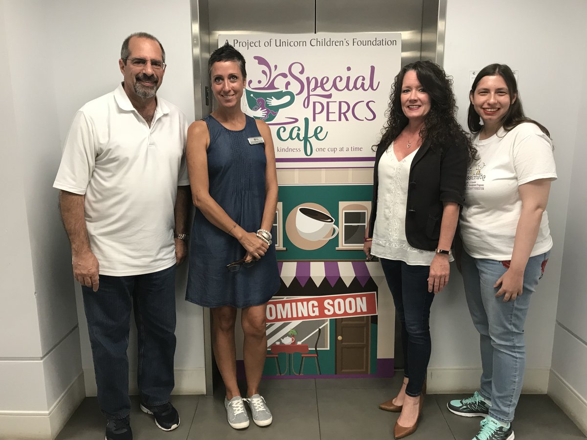 ucfoundation's tweet photo. Unicorn Children's Foundation had "the blues" today, because the staff wore jeans as part of the Families First of Palm Beach County Community Denim Day to draw attention to child abuse prevention efforts. #communitydenimday https://t.co/pF0378c4MN