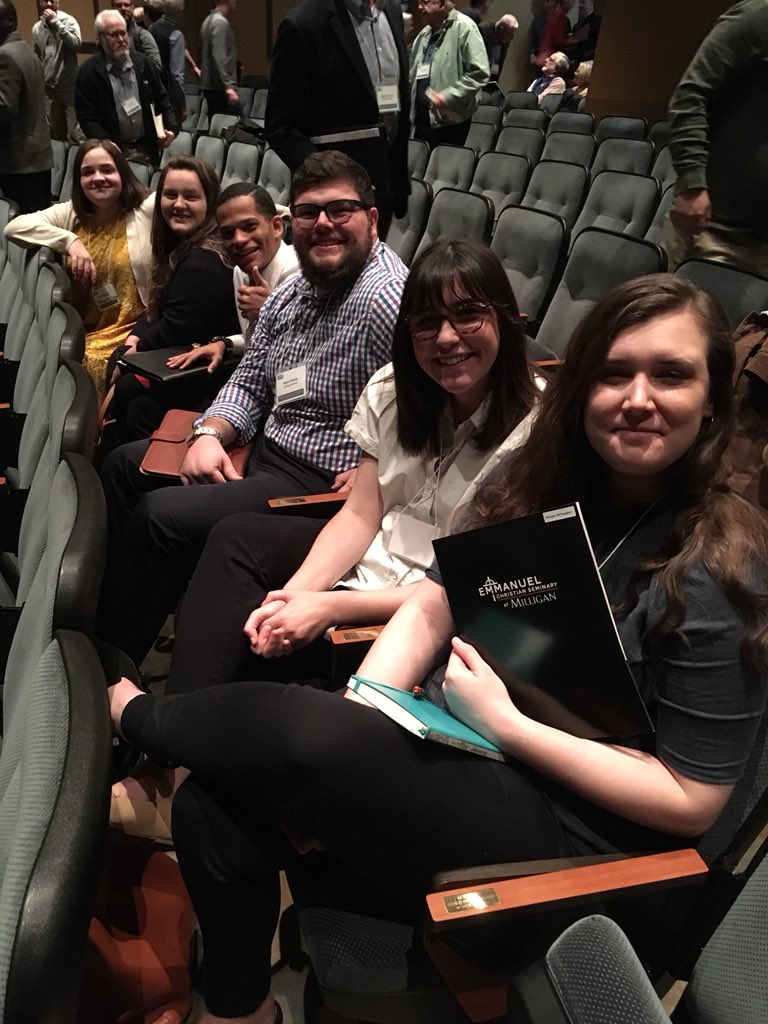 HUDistanceBible's tweet photo. What a joy to be at #scjc2018 with these Harding students. Great job Morgan with your presentation! https://t.co/FN0RLEj1da