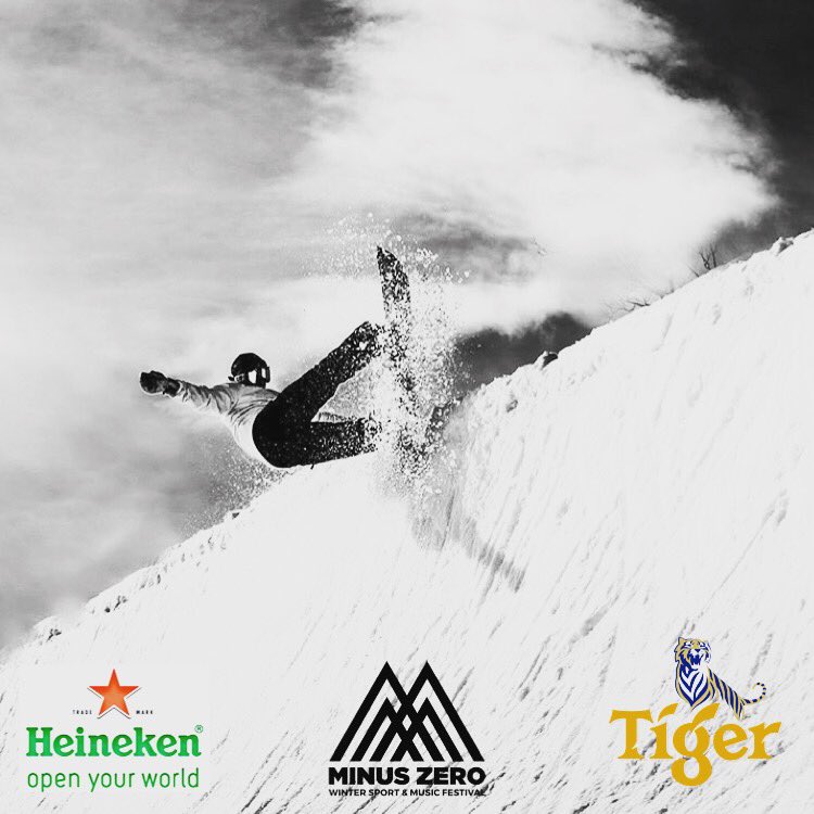 We are ready to open your world! A huge thank you to @heineken Tiger for helping us bring #minuszero2018 to life! 🍺🐯#snowshredsound #minuszerofestival #heinekentiger