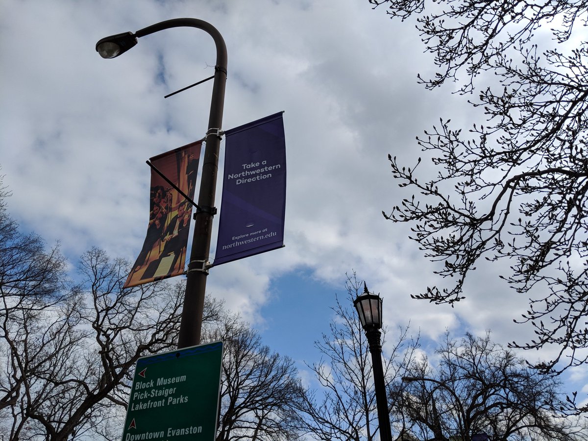 Good weather comes to those whom wait out the <a href="/NorthwesternU/">Northwestern</a> winters. Happy spring!