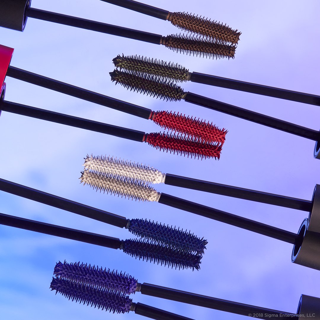 SigmaBeauty's tweet photo. Give your look a fun splash of color in an unexpected way with our long-wearing Embellish Lash Mascaras. Shop Now: https://t.co/WQabIyWF0B
#SigmaBeauty #SigmaFest https://t.co/UiKH4YPuRE