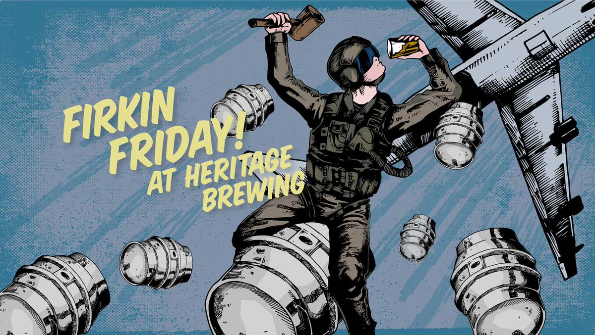 #FirkinFriday is back! We've got a blueberry infused session pale ale at the brewery and taproom tonight. Swing in and try some of this limited offering.