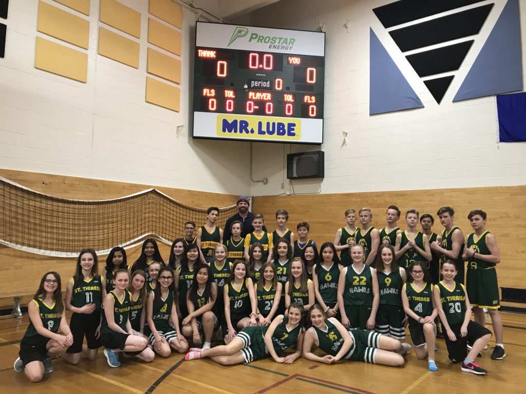 StTheresa2's tweet photo. Thank you to @prostar_energy and @mrlube for their generous donation to our St.Theresa school score board clock. We acknowledged Mr. Bendera @Prostar_Terry from Prostar Energy in a school school assembly. Thank you so much for all your support! https://t.co/B7o4qF9qCf