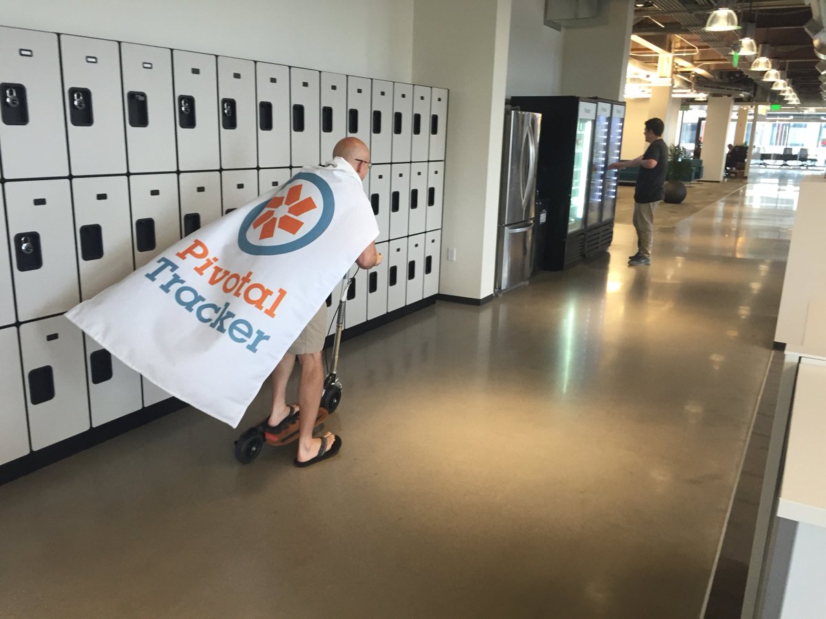pivotaltracker's tweet photo. Heading into the weekend like https://t.co/aNevxk2N3U