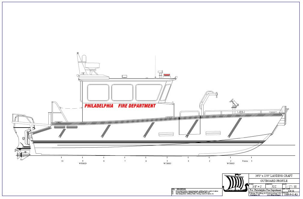 PFDTonySneidar's tweet image. On the drawing board - @PhillyFireDept new fast boat due to arrive early 2019. This addition will increase response capabilities on regional waterways 24x7x365 #PFDstrongtogether #PFDLogistics
