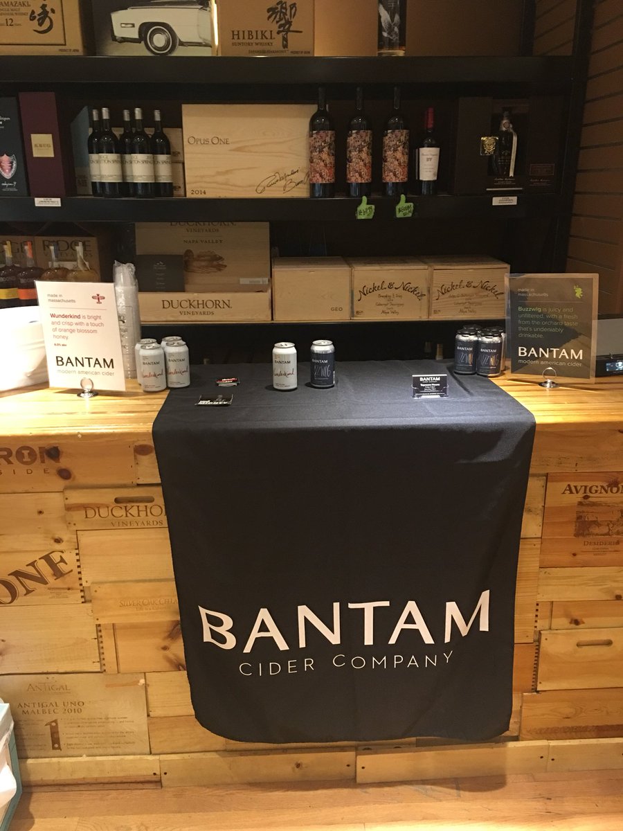 brooklineFWS's tweet photo. Bantam Cider Free Tasting starting now!! Stop on in!! @BantamCider https://t.co/Agnehl9ddZ