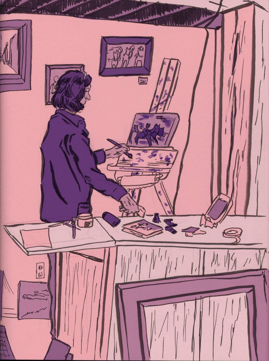 lorryjamison's tweet photo. Drawing an old art mentor in her studio
•
•
•
•
•
•
#willjamison #willjamisonart #visual #journaism #zine #painting #painter #artist #studio #artstudio #artteacher #photoshop #brushpen #brushpens #plumchester #tombow #ink #illustration #illustrator https://t.co/Mlv70c3xXN