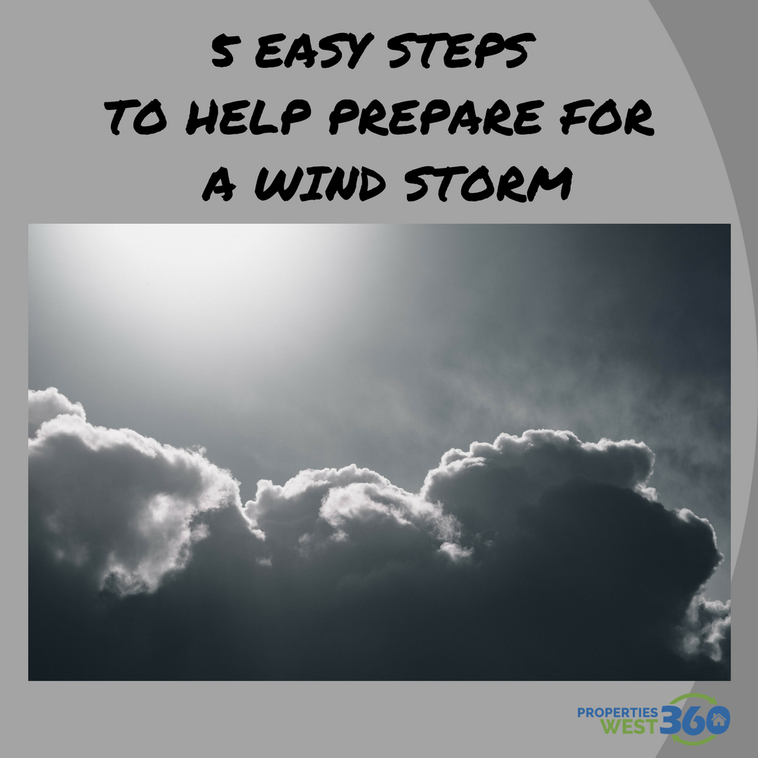 PropertiesWest's tweet photo. We have stormy weather ahead according to the National Weather Service. We’ve made a simple checklist of 5 steps to help prepare for this storm and storms in the future. https://t.co/gfXY6MLSRK https://t.co/JX0YtiaiEF