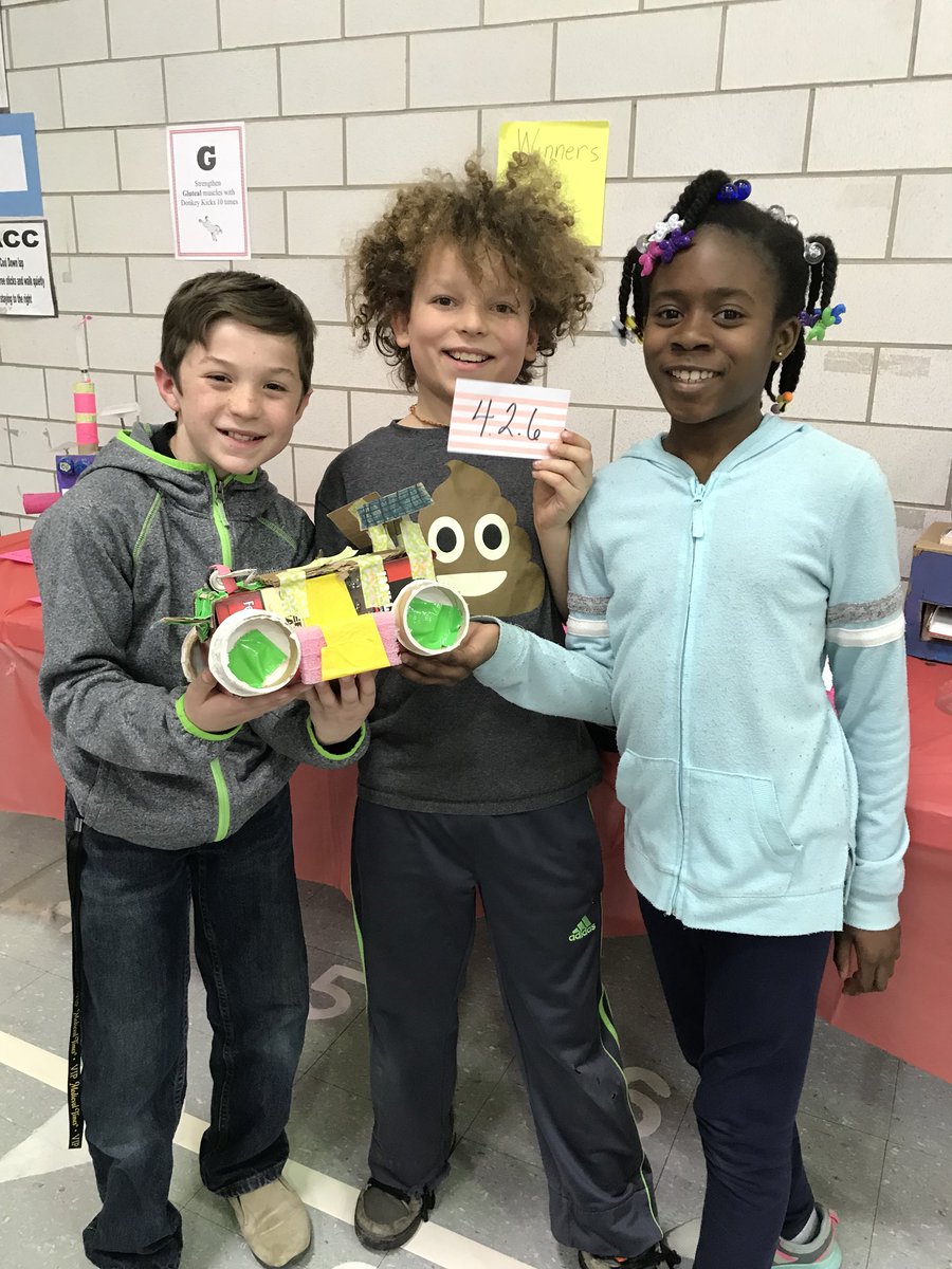 Congratulations to Leo, Yassira, and Mason for winning 1st place at the <a href="/Hillcrest_BCPS/">Hillcrest Elementary</a> Maker Faire for their trash collecting device. They’ll compete against other fourth graders next month at the <a href="/BaltCoPS/">Baltimore County Public Schools</a> Faire. #bcpsmakes #hesmf18 <a href="/GIS_Cromwell/">Eric Cromwell</a>