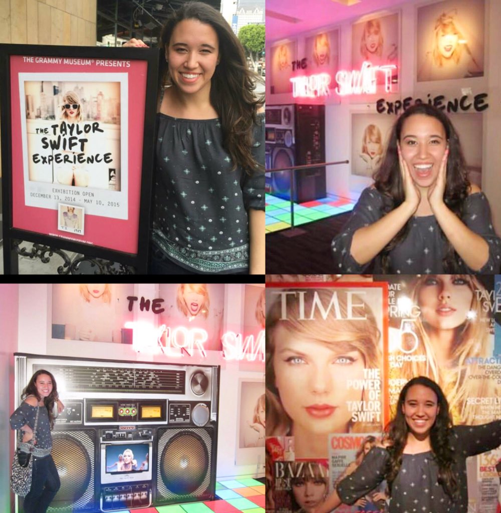 SwiftlySavvy's tweet image. In honor of #TaylorSwiftEXP #GRAMMYMusuemEXP opening this weekend in NJ, #tb to when I visited the 1989 exhibit 3 years ago in California 💛 Can’t wait to see the reputation additions this summer😍👏🏼 @taylornation13 @taylorswift13 #reputationStadiumTour #TaylorNationWeekendHang