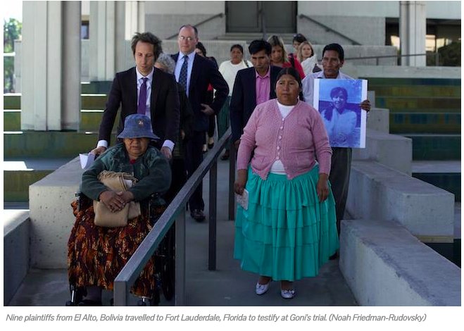 AndeanInfoNet's tweet photo. "Los Estados Unidos no deberían servir de refugio para los violadores de los derechos humanos." @LCFarthing @NACLA https://t.co/hqsCGwPVYi 

https://t.co/WmtbdrRILE https://t.co/sOgAUqNAfe
