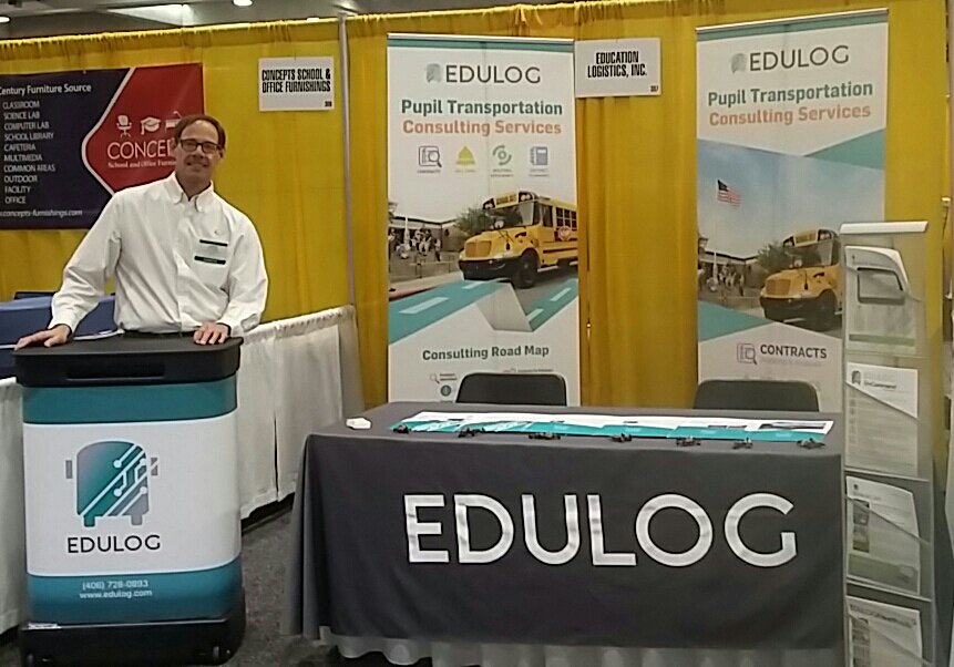 EDULOG_US's tweet photo. What a great couple of days at @CASBO! Thank you to everyone to stopped by to say hello and to all the new faces who wanted to learn about Edulog's products. #CASBO2018 #edulog #studenttransportation #educationlogistics https://t.co/3yHek59uwp