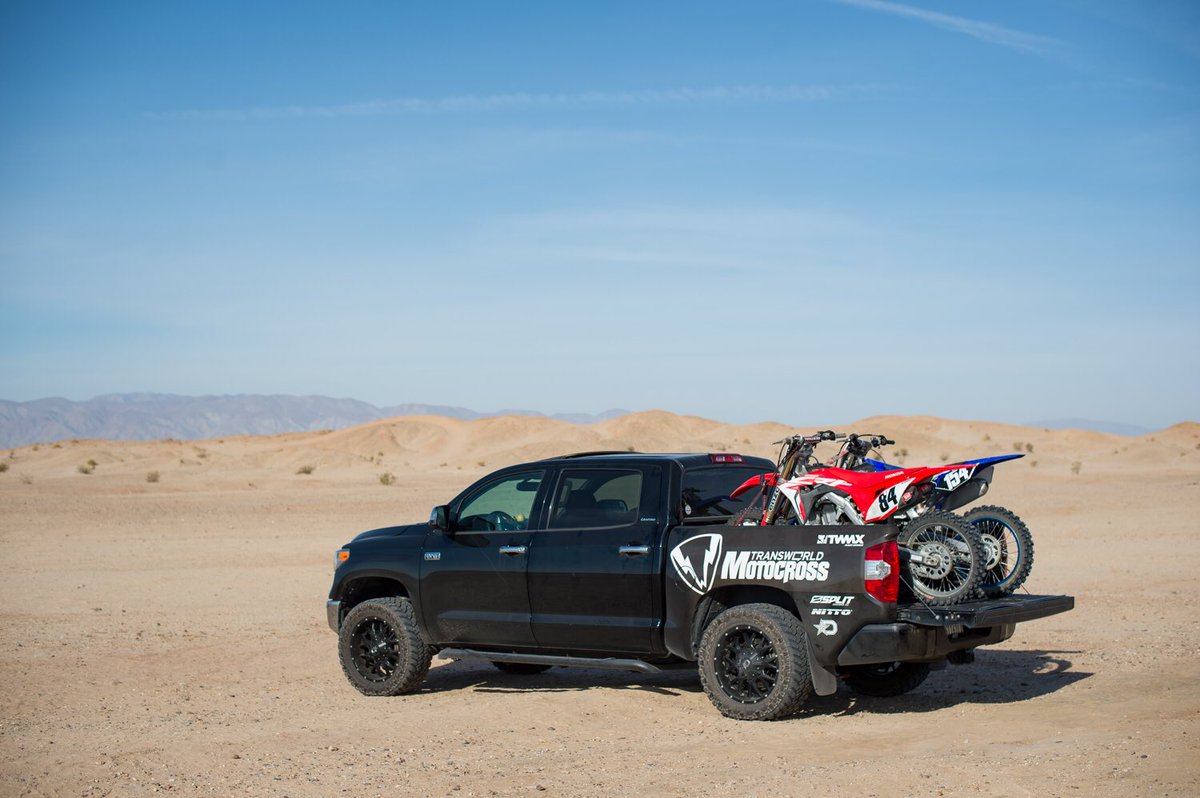 twmxdotcom's tweet photo. Load up the rig and hit the road. Where are you riding this weekend? | @Toyota #motocross #twmx https://t.co/pFU5Cr0APp