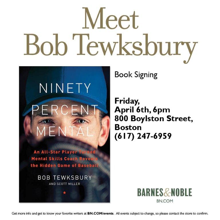 Barnes Noble Boston On Twitter Come Meet Bob Tewksbury