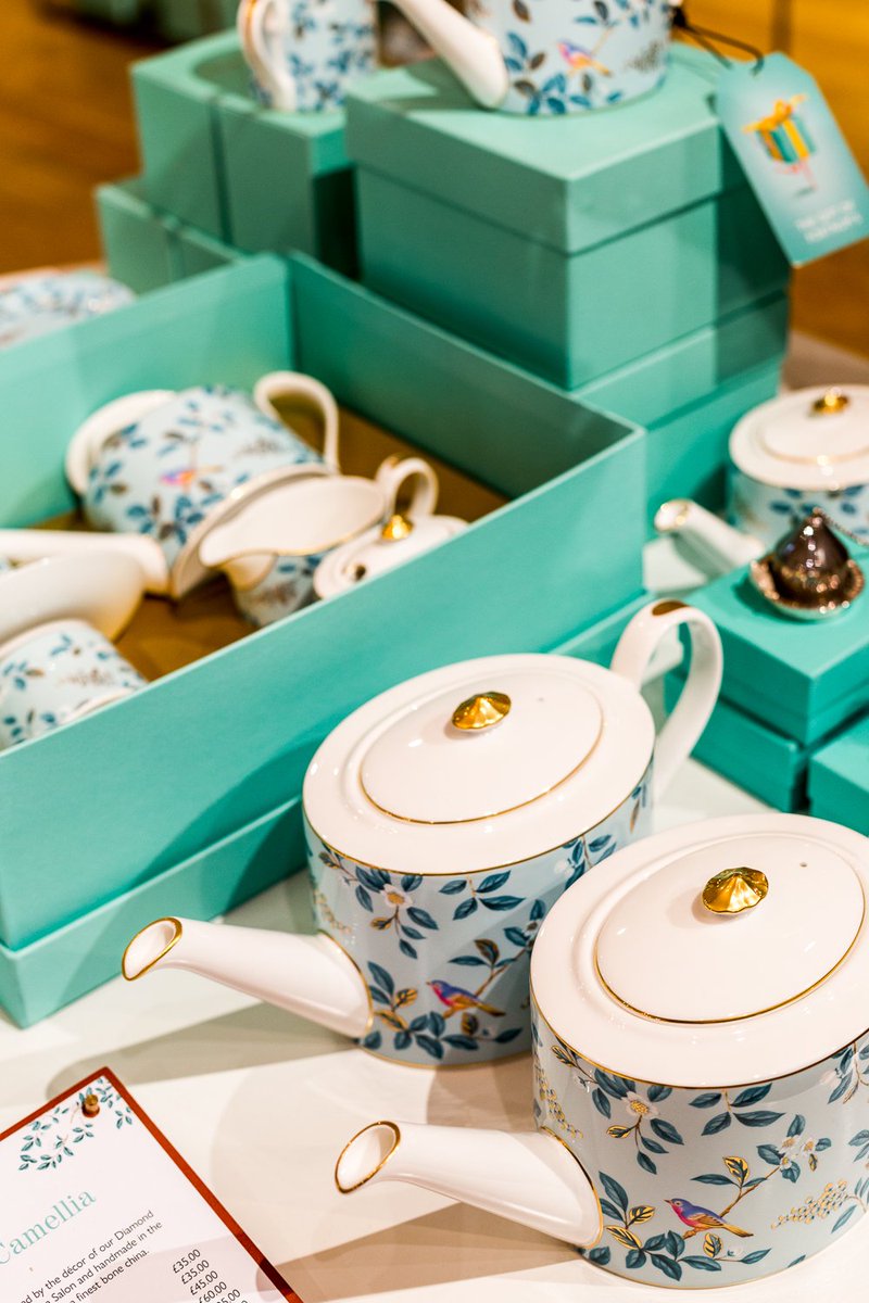 Inspired by the original hand painted wallpaper in the Drawing Room of our Diamond Jubilee Tea Salon, the Camellia range adds elegance to any table or sophistication to any tea experience > bit.ly/2qaGftH