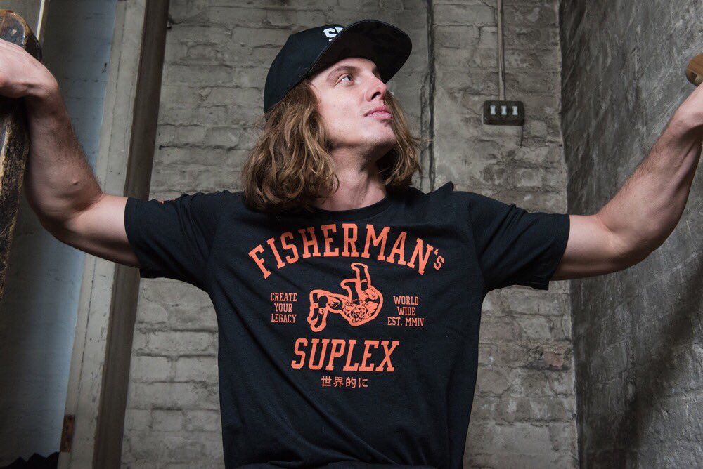 SuplexWrestling's tweet photo. Fisherman’s Suplex tee, BACK IN STOCK!
LINK: https://t.co/Iv7XV8nOD8
#TeamSPLX #EVOLVE102 #MattRiddle #SPLX https://t.co/wb9QfdDexe