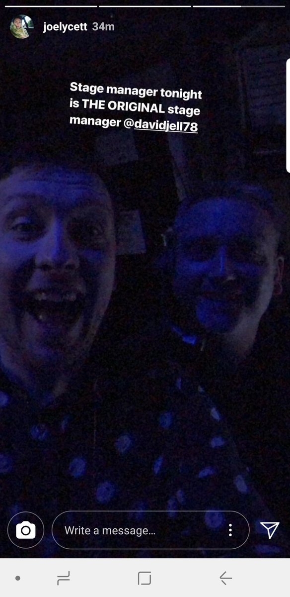 davidjell's tweet photo. Always a joy to work my lovely friend @joelycett show @WyvernTheatre #work #notreallywork #comedy #swindon #theatre https://t.co/t6gXBQDdd3
