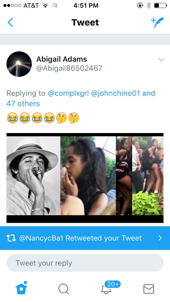 johnchino01's tweet photo. @birrdytalk MOOCH OBAMA SAID @BarackObama WAS A GOOD PARENT - REALLY? LETS TAKE A LOOK AT HIS TRUE PARENTING AND EXAMPLE FOR THE YOUNG @CNN @FoxNews https://t.co/bRgBid7msj