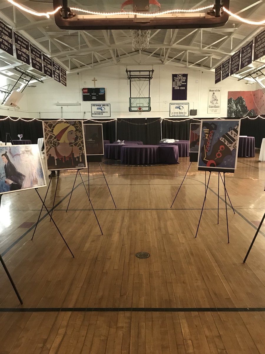 spmprez1's tweet photo. We are just under 24 hours away!  Gym transformation nearly complete!  Still time to purchase tickets for Guardian Gala @SPMinfo https://t.co/k2TPUz08oi