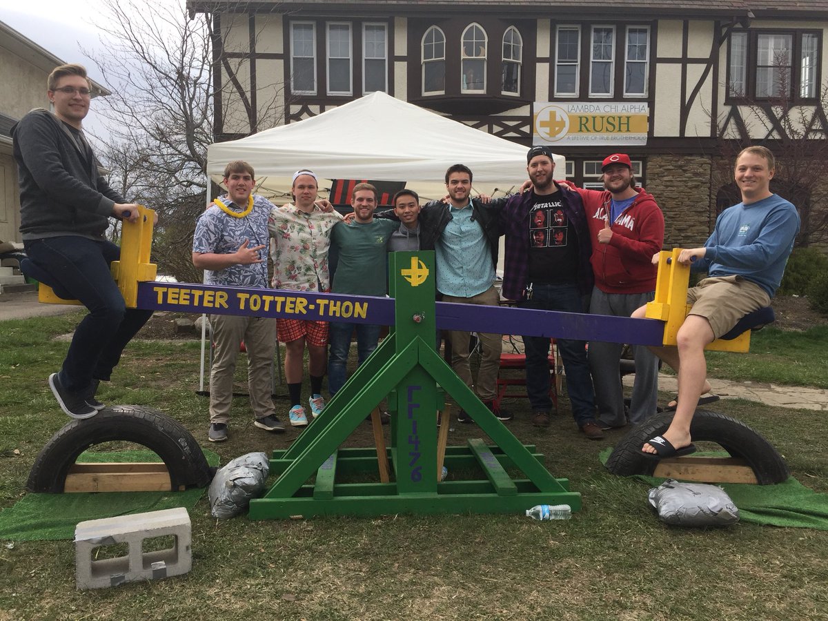 Thanks <a href="/LambdaChiUC/">Lambda Chi UC</a> for your support of <a href="/FreestoreFB/">Freestore Foodbank</a> Here we are at the 72nd hour of the annual #tettertotterthon helping to raise $$ and awareness to help fight hunger!!!